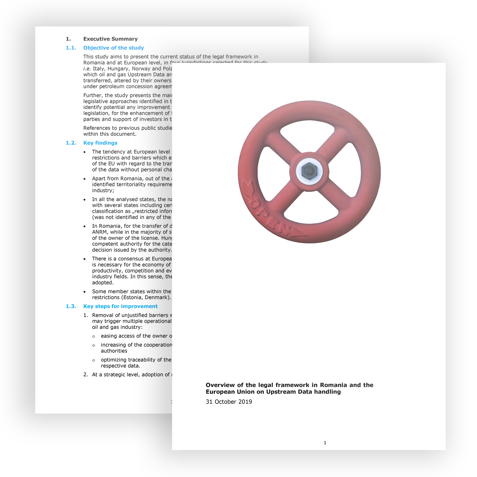 cover Legislative overview upstream data handling final fpe