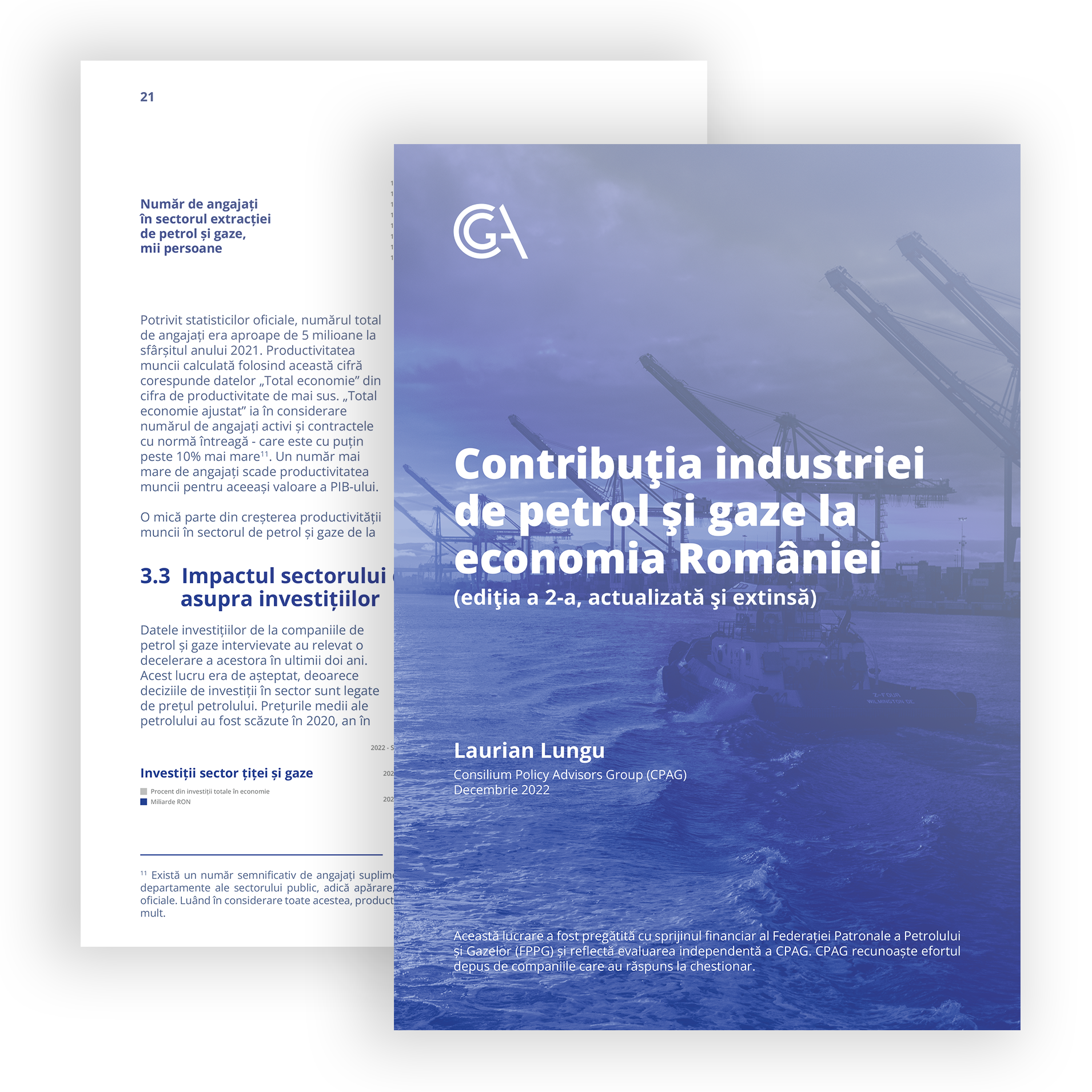 cover Contribuția industriei de petrol și gaze la economia României ediția a 2-a fpe